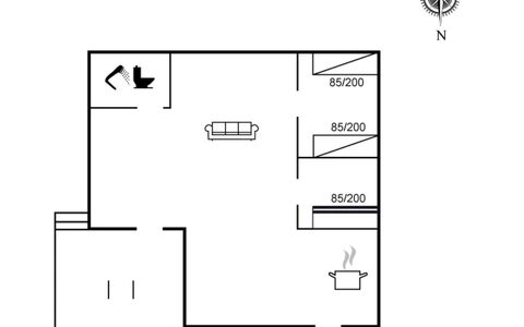 Gertraud - 500M from the Sea: Tetto, Casa, Lotto, Casa, Villetta, Estate, Edifici Giardino, Shade, Log Cabin, Landscaping
