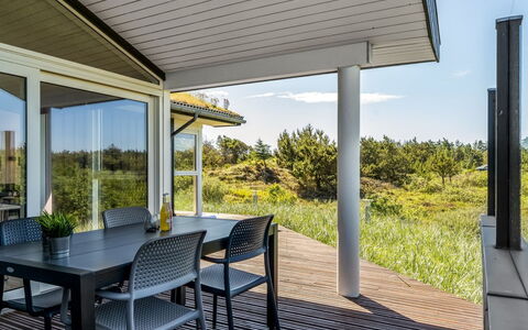 Danila - 600M from the Sea: Portico, Casa, Tetto, Shade, Deck, Struttura Esterna, Estate, Balcone, Terrazza, Bicchiere