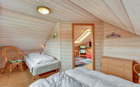 Liam - 800M to the Fjord: Legna, Soffitto, Interior Design, Camera Da Letto, Casa, Mobilia, Attico, Camera, Letto, Villetta