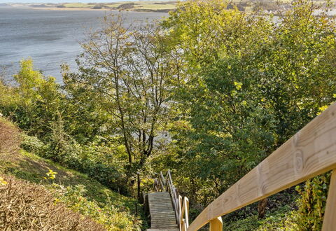 Lenita - 30M to the Fjord: Legna, Paesaggio Naturale, Costiera E Morfologie Oceanic, Le Scale, Corrimano, Mare, Costa, Oceano, Recinzione, Boardwalk