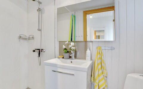 Siunde - 100M to the Fjord: Bagno, Idraulico Fixture, Interior Design, Pavimentazione, Pavimento, Mobiletto Del Bagno, Lavello, Lavandino Del Bagno, Rubinetto, Idraulico