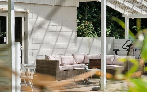 Rietrikki - 1.5Km from the Sea: Legna, Villetta, Latifoglie, Plank, Color Legno, Edifici Giardino, Design, Cortile, Log Cabin, Backyard