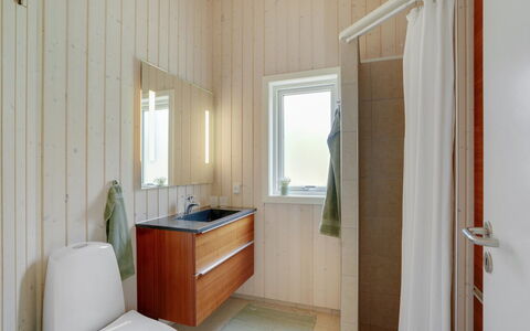 Elevine - 300M to the Fjord: Pavimentazione, Parete, Legna, Pavimento, Idraulico Fixture, Interior Design, Bagno, Soffitto, Idraulico, Lavello