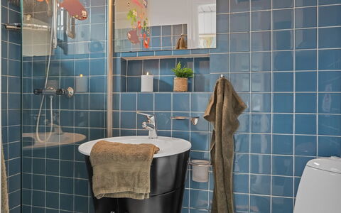Mumme - 100M from the Sea: Idraulico Fixture, Interior Design, Bagno, Piastrella, Pavimentazione, Idraulico, Rubinetto, Lavello, Gabinetto, Toilet Seat