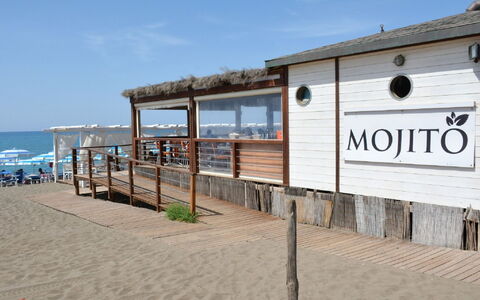 Marina di Bibbona 673: Cielo, Proprietà, Pianta, Nube, Acqua, Finestra, Spiaggia, Costruzione, Legna, Paesaggio