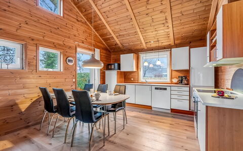 Gretje - 650M to the Fjord: Legna, Soffitto, Casa, Villetta, Log Cabin, Latifoglie, Color Legno, Cucina, Plank, Loft