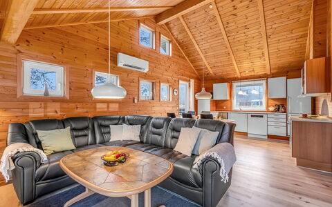 Gretje - 650M to the Fjord: Legna, Soffitto, Casa, Casa, Villetta, Log Cabin, Soggiorno, Latifoglie, Color Legno
