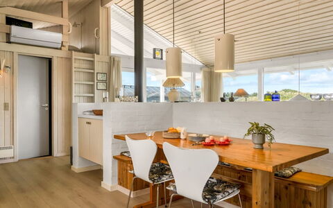 Sigrid - 400M from the Sea: Interior Design, Pavimentazione, Mobilia, Legna, Soffitto, Pavimento, Lampada, Camera, Cucina, Illuminazione