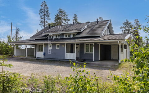 Tahkonkallio 34 B: Legna, Villetta, Casa, Log Cabin, Legname, Raccordo, Latifoglie, Materiali Naturali, Edifici Giardino, Capanna