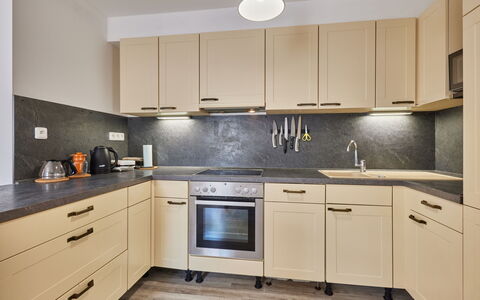 Cerny Dul 101: Cabinetry, Controsoffitto, Mobilia, Costruzione, Cucina Stufa, Lavello, Legna, Cucina, Cassetto, Elettrodomestico Da Cucina