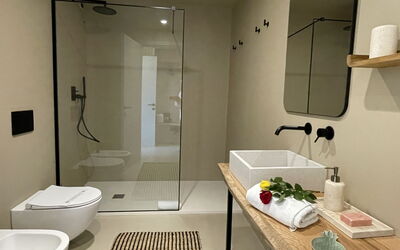 Casa Mia 2 654.2: Proprietà, Costruzione, Idraulico Fixture, Lavello, Rubinetto, Tavolo, Interior Design, Bagno, Soffione Doccia, Doccia