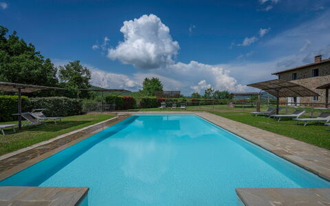 Leopolda In Selvarella Pool And Wi-fi: Acqua, Nube, Cielo, Pianta, Piscina, Azzurro, Albero, Shade, Mobili Da Esterno, Costruzione