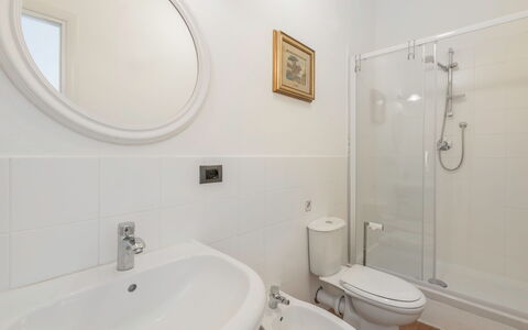 Massarosa Front Lake, The Gargoyles: Specchio, Idraulico Fixture, Rubinetto, Lavandino Del Bagno, Lavello, Costruzione, Bagno, Nero, Viola, Interior Design