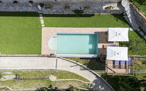 Casa Aurora - Recco, Liguria: Pianta, Costruzione, Lotto, Urban Design, Erba, Tetto, Zona Residenziale, Paesaggio, Facciata, Punto Di Riferimento
