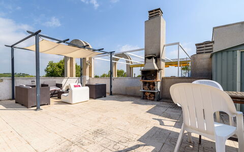 Uolas: Mobili Da Esterno, Shade, Sedia, Pianta Della Casa, Struttura Esterna, Terrazza, Alluminio, Balcone, Cortile