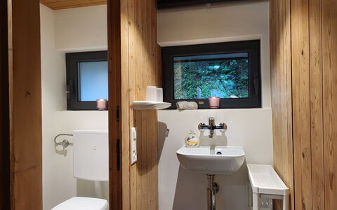 Bosco della Bella 6: Specchio, Rubinetto, Lavello, Proprietà, Costruzione, Idraulico Fixture, Lavandino Del Bagno, Bagno, Viola, Legna