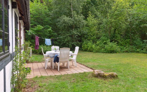 Rina - 250M from the Sea: Vegetazione, Arbusto, Primavera, Villetta, Giardino, Shade, Backyard, Cortile, Sedia