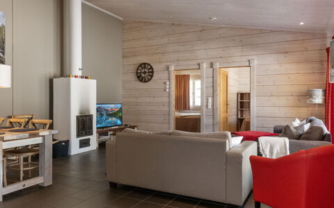 Hampus Holiday Home: Villetta, Casa, Casa, Edifici Giardino, Raccordo, Log Cabin, Agriturismo, Estate, Capannone, Cortile