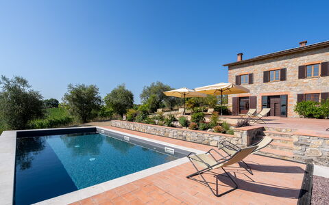 Casa Di Luca, Pool, Castelnuovo Berardenga: Architettura, Estate, Piscina, Landscaping, Villa, Giardino, Agriturismo, Hacienda, Dimora, Eco Hotel