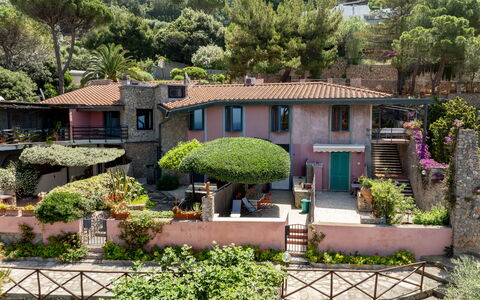 Argentarola House, Porto Santo Stefano, Seaview An: Pianta, Finestra, Costruzione, Albero, Vegetazione, Casa, Quartiere, Biome, Urban Design, Fiore