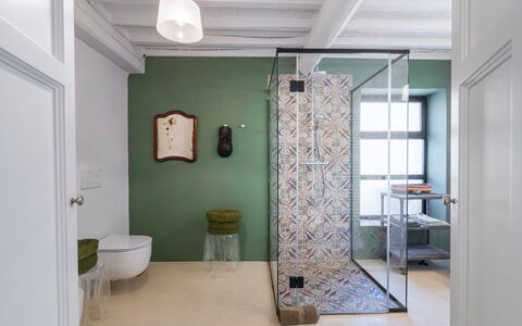 Alice - Podere Ribatti - Casole D'elsa, Toscana: Proprietà, Costruzione, Idraulico Fixture, Interior Design, Pavimentazione, Legna, Pavimento, Bagno, Casa