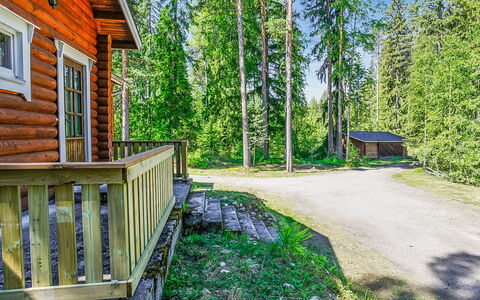 Itälahti: Legna, Villetta, Casa, Log Cabin, Legname, Raccordo, Latifoglie, Materiali Naturali, Edifici Giardino, Capanna