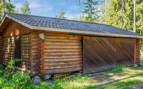 Itälahti: Legna, Villetta, Casa, Log Cabin, Legname, Raccordo, Latifoglie, Materiali Naturali, Edifici Giardino, Capanna