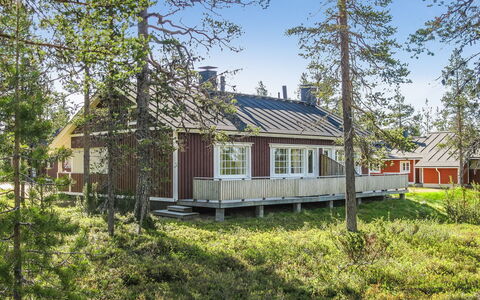 Hirvasaho B 2: Villetta, Tetto, Casa, Lotto, Casa, Estate, Raccordo, Agriturismo, Log Cabin, Larice