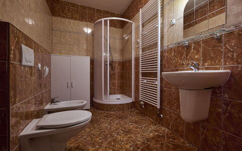 Špičák Ii: Marrone, Idraulico Fixture, Proprietà, Bagno, Viola, Gabinetto, Legna, Interior Design, Pavimentazione