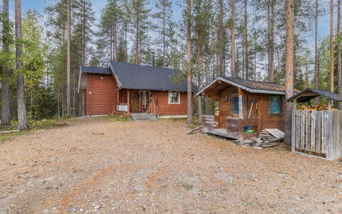 Kuukkelin Tupa 1: Legna, Villetta, Casa, Tetto, Area Rurale, Casa, Log Cabin, Woodland, Capannone, Capanna