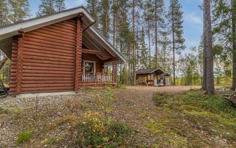 Kuukkelin Tupa 1: Legna, Villetta, Log Cabin, Raccordo, Lotto, Casa, Edifici Giardino, Capannone, Larice