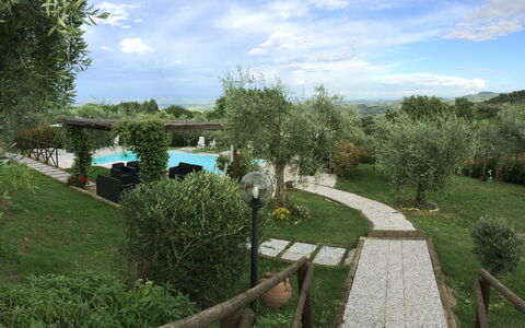 Villa Le Ripe - Gambassi Terme, Toscana: Pianta, Nube, Cielo, Comunita 'Impianto, Paesaggio Naturale, Lotto, Albero, Arbusto, Paesaggio, Groundcover