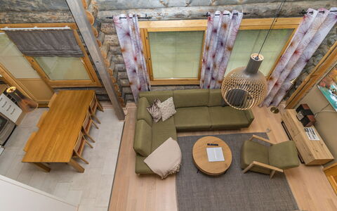 Nilikuru C 6: Interior Design, Pavimentazione, Pavimento, Mobilia, Legna, Soffitto, Camera, Divano, Soggiorno, Pavimento In Legno
