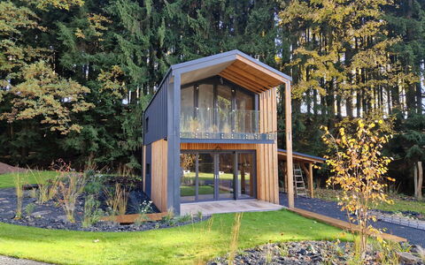 Luxe Timber Lodge & Yoga Loft: Pianta, Shade, Albero, Lotto, Legna, Paesaggio Naturale, Erba, Porta, Tempo Libero, Zona Residenziale