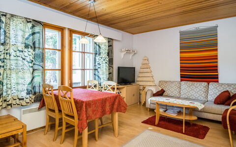 Saariseläntie 8 e 3: Legna, Villetta, Log Cabin, Foresta, Capannone, Edifici Giardino, Larice, Woodland, Color Legno