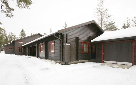 Vuolkuma C: Legna, Neve, Inverno, Villetta, Congelamento, Casa, Log Cabin, Larice, Raccordo