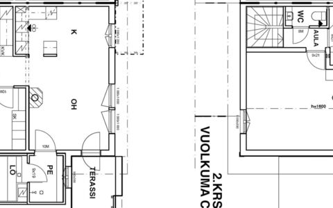 Vuolkuma C: Legna, Neve, Inverno, Villetta, Congelamento, Casa, Log Cabin, Larice, Raccordo