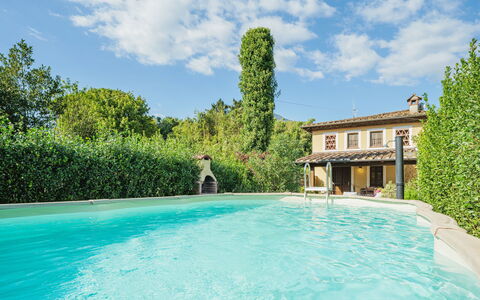 Oleandro: Acqua, Pianta, Costruzione, Cielo, Proprietà, Azzurro, Natura, Albero, Piscina, Blu