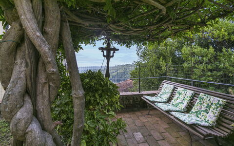 La Casa del Fale di Collodi: Mobilia, Proprietà, Cabinetry, Cornice, Finestra, Costruzione, Comfort, Azzurro, Cassetto, Legna