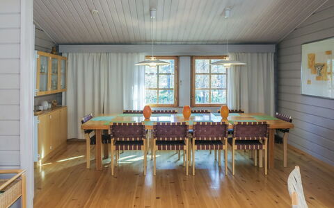 Alkuvilla: Legna, Pavimentazione, Soffitto, Interior Design, Pavimento, Pavimento In Legno, Mobilia, Sala Da Pranzo, Latifoglie, Color Legno