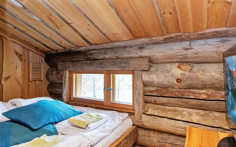 Saariselän Waskooli a: Legna, Villetta, Log Cabin, Foresta, Capannone, Edifici Giardino, Larice, Woodland, Color Legno