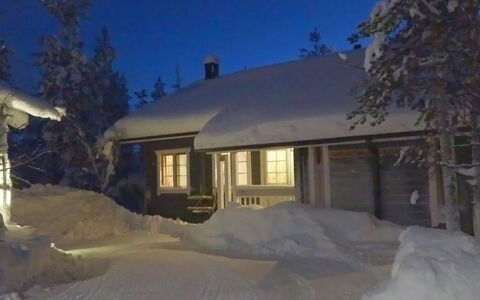 Tunturituuli a: Legna, Neve, Inverno, Villetta, Congelamento, Casa, Log Cabin, Larice, Raccordo