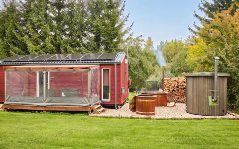 Pod Liščím Kopcem 2+2: Legna, Capannone, Giardino, Edifici Giardino, Cortile, Prato, Backyard, Baracca, Struttura Esterna