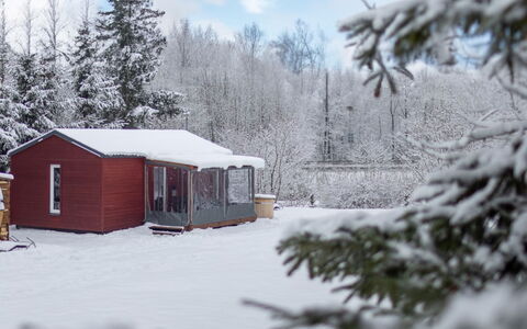 Pod Liščím Kopcem 2+2: Neve, Nube, Cielo, Pianta, Costruzione, Finestra, Casa, Albero, Paesaggio Naturale, Larice