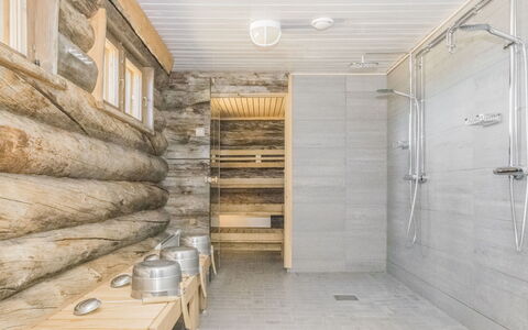 Kiilopään Maja: Legna, Neve, Inverno, Villetta, Congelamento, Casa, Log Cabin, Larice, Raccordo