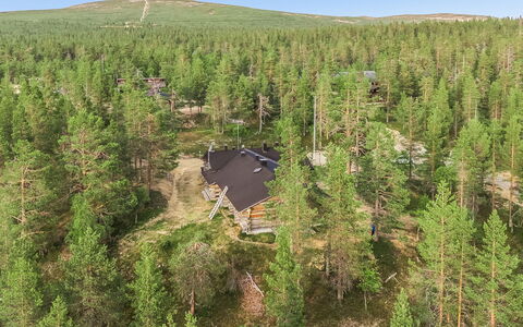 Kiilopään Maja: Legna, Neve, Inverno, Villetta, Congelamento, Casa, Log Cabin, Larice, Raccordo