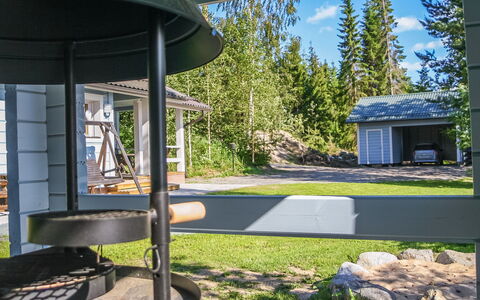 Onnimökki: Legna, Villetta, Casa, Log Cabin, Legname, Raccordo, Latifoglie, Materiali Naturali, Edifici Giardino, Capanna