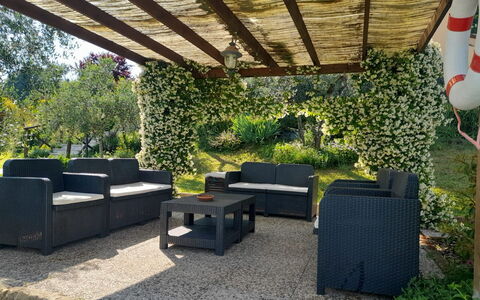 Villa Le Ripe Apartments - Gambassi Terme, Toscana: Pianta, Proprietà, Botanica, Shade, Interior Design, Erba, Costruzione, Tavolo, Mobili Da Esterno, Paesaggio