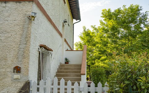 Podere Vallino: Nube, Cielo, Proprietà, Pianta, Costruzione, Legna, Albero, Recinzione, Manto Stradale, Casa