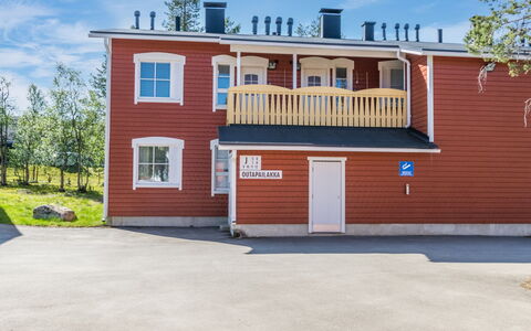 Outapailakka J 5: Legna, Raccordo, Villetta, Casa, Casa, Plank, Edifici Giardino, Log Cabin, Latifoglie, Portico